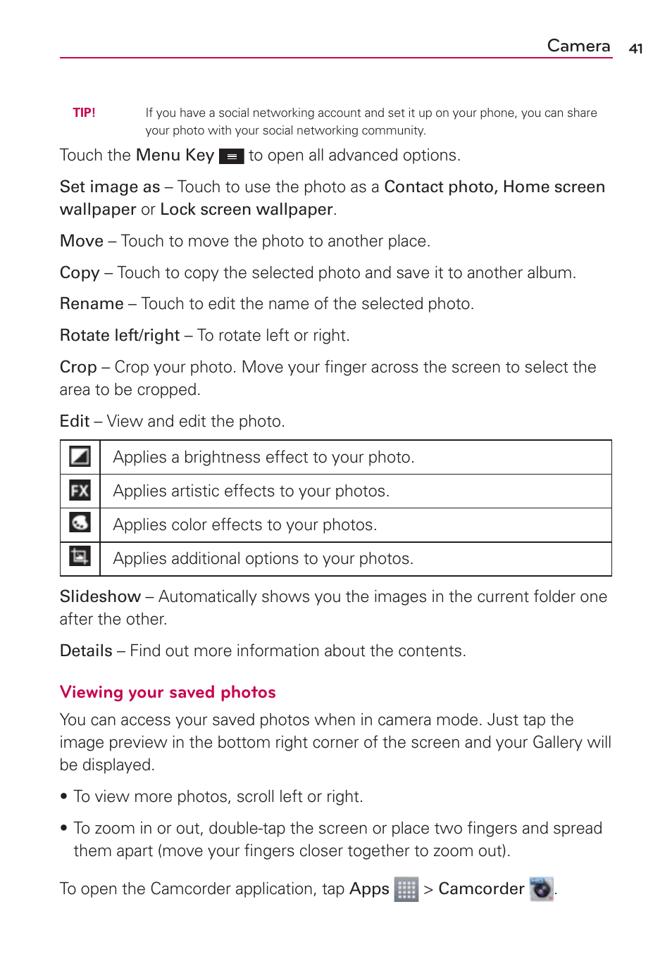 LG MS659 User Manual | Page 43 / 121