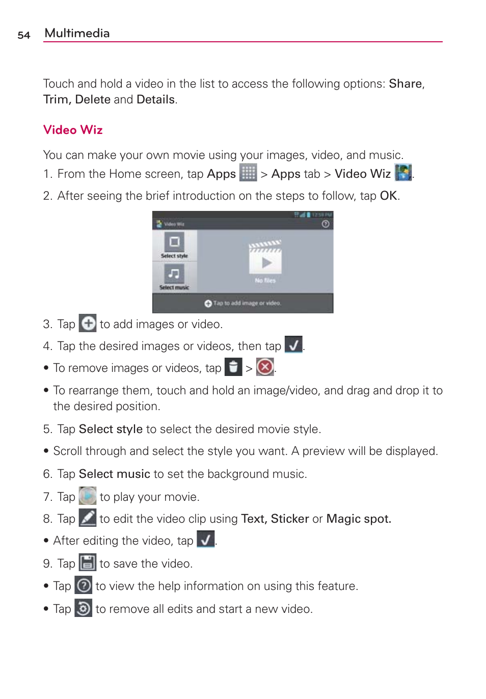 LG MS659 User Manual | Page 56 / 121