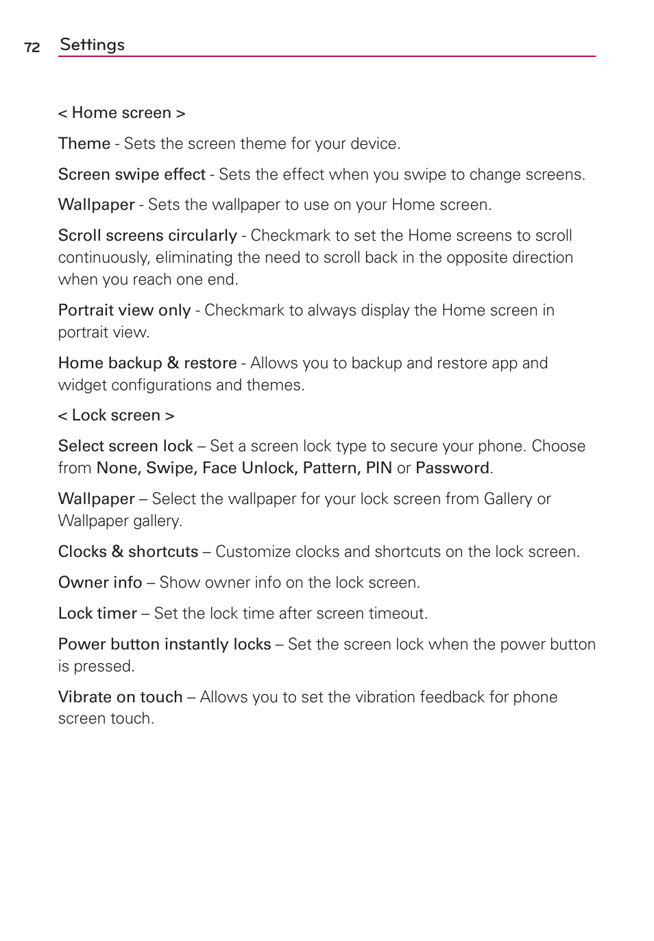 LG MS659 User Manual | Page 74 / 121