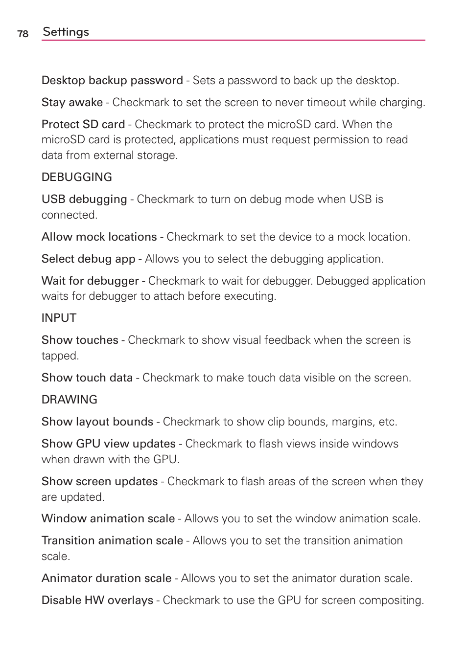 LG MS659 User Manual | Page 80 / 121