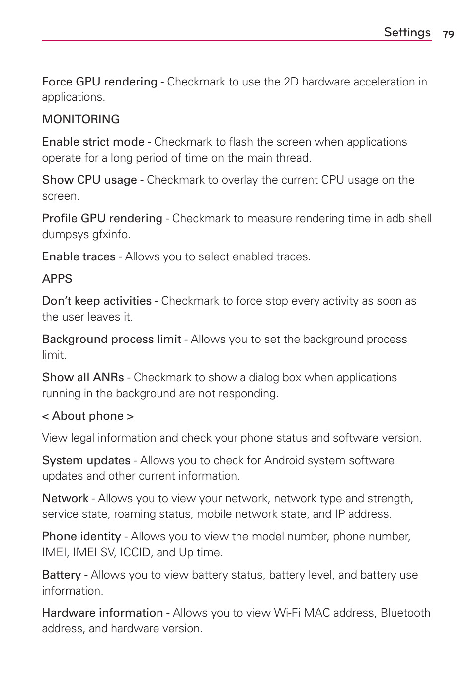 LG MS659 User Manual | Page 81 / 121