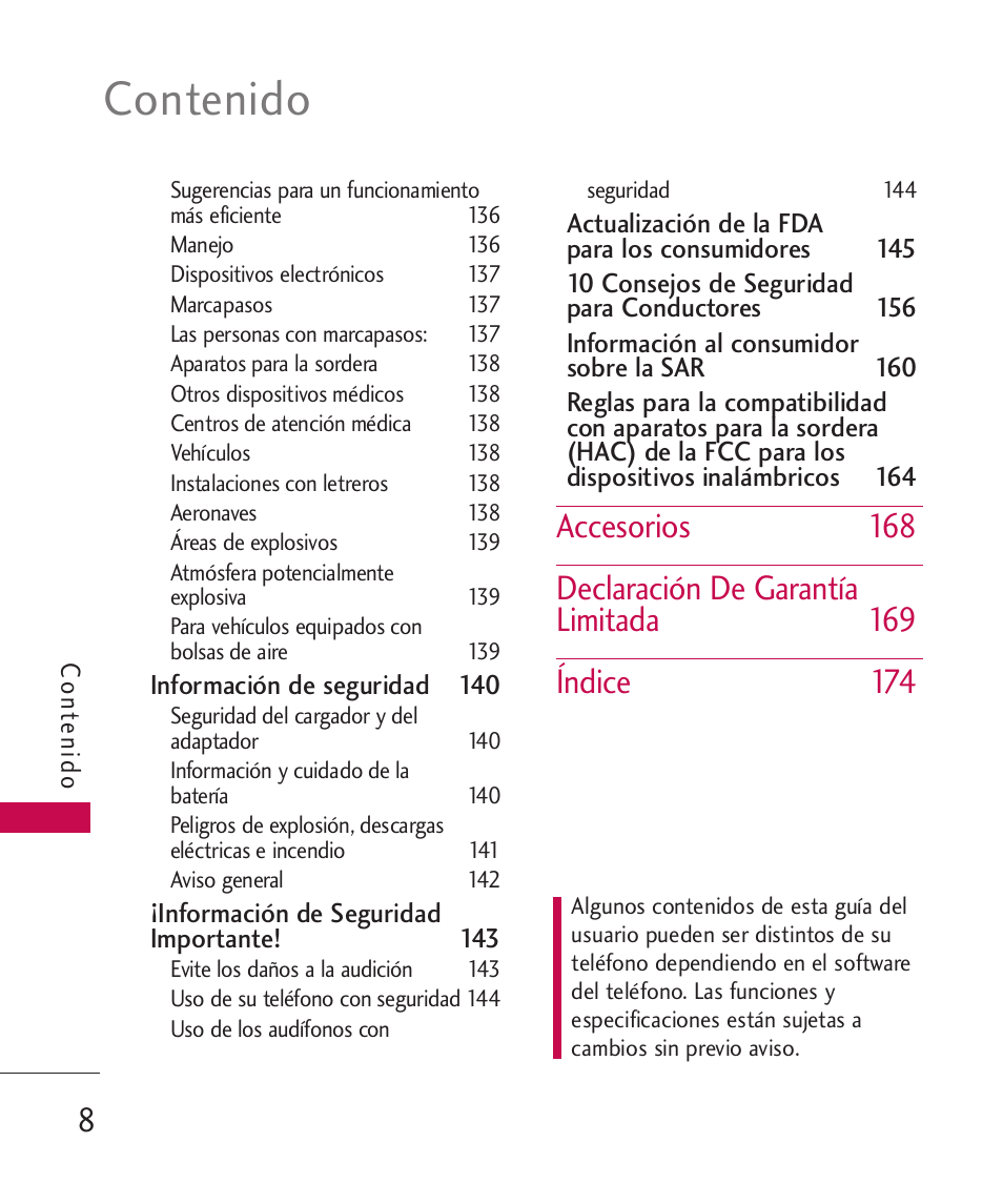 LG LGAX8370 User Manual | Page 169 / 338