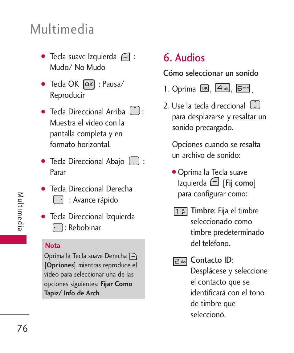 Audios, Multimedia | LG LGAX8370 User Manual | Page 237 / 338