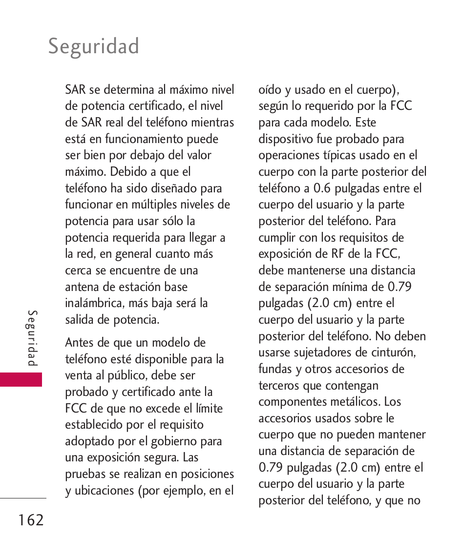 Seguridad | LG LGAX8370 User Manual | Page 323 / 338