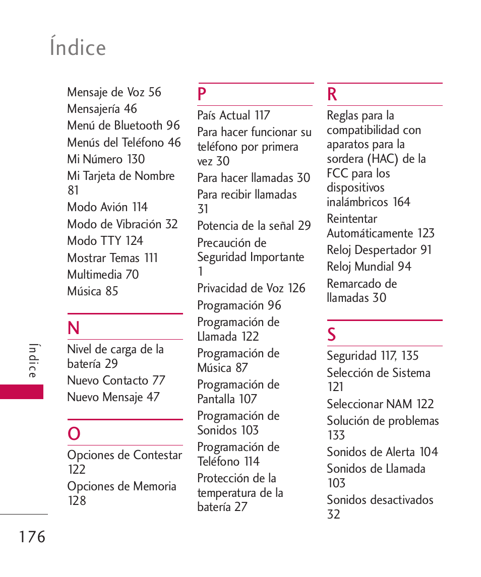 Índice | LG LGAX8370 User Manual | Page 337 / 338