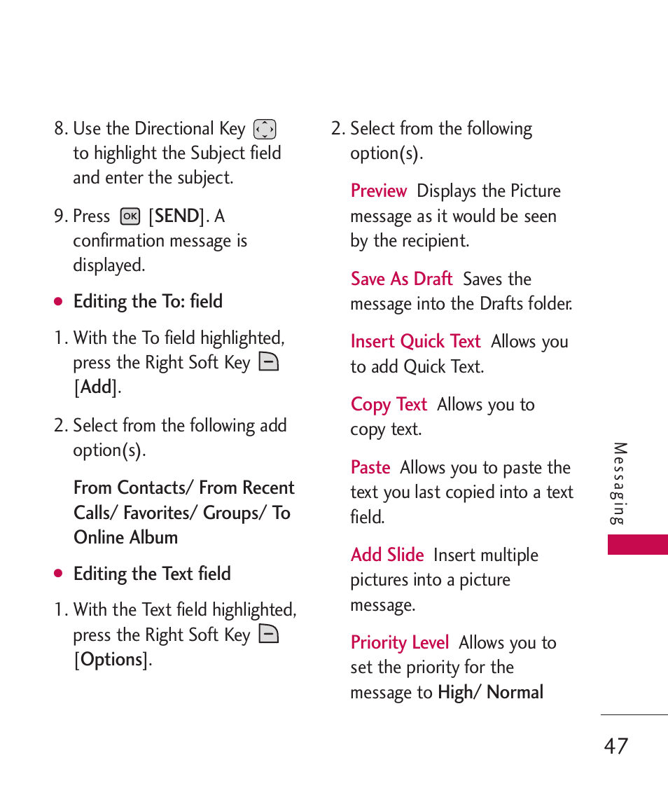 LG LGAX8370 User Manual | Page 49 / 338