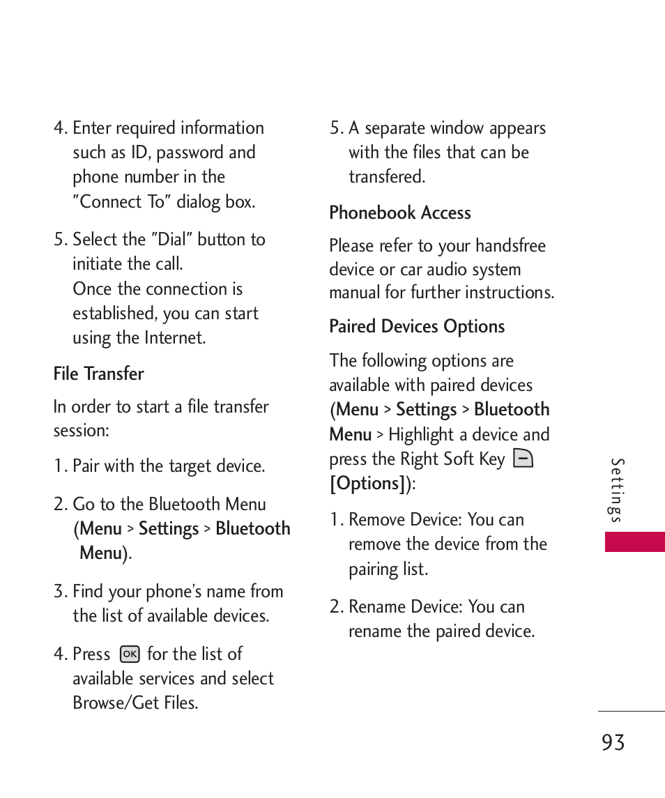 LG LGAX8370 User Manual | Page 95 / 338