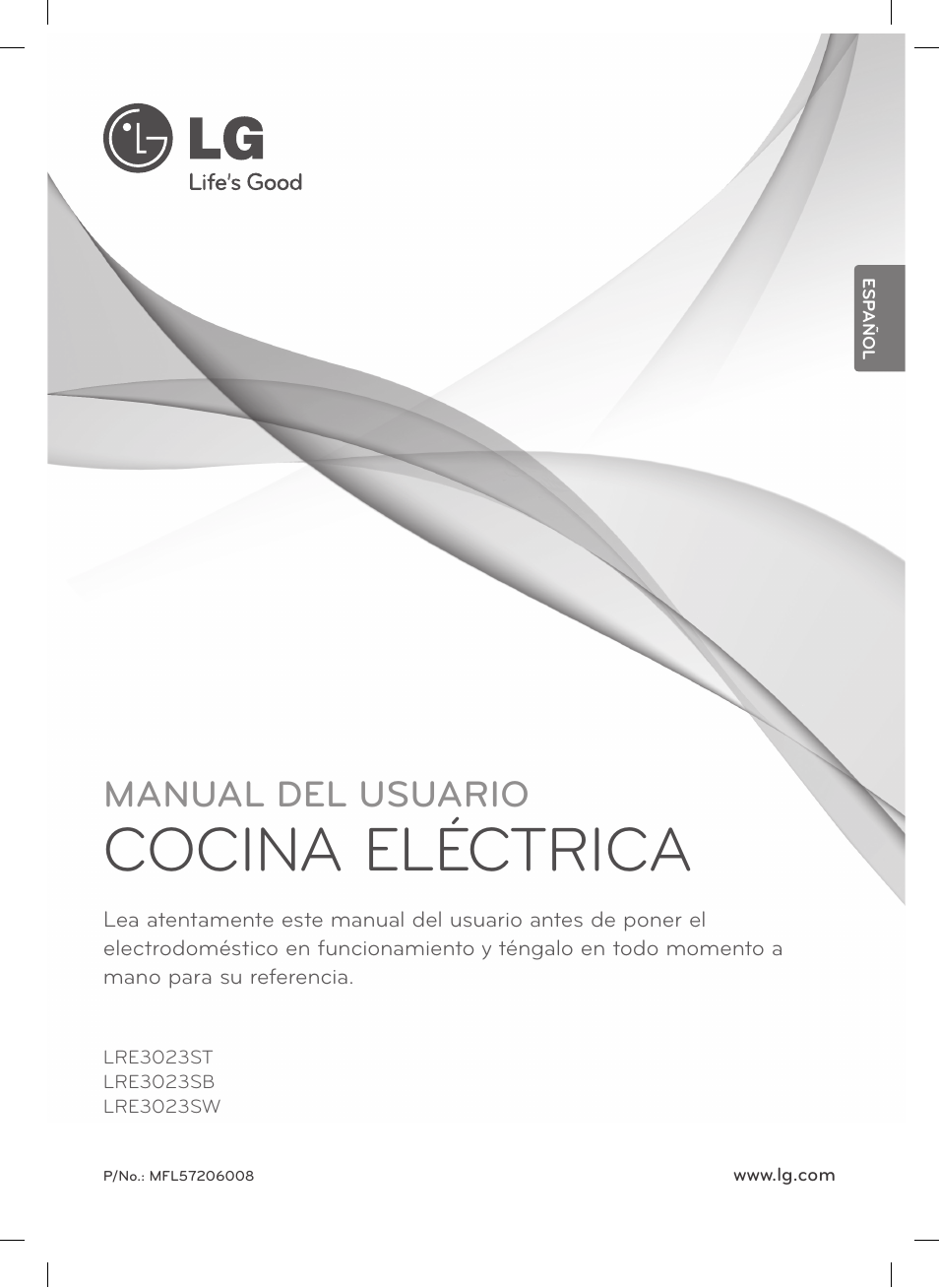 Cocina eléctrica, Manual del usuario | LG LRE3023SW User Manual | Page 41 / 84