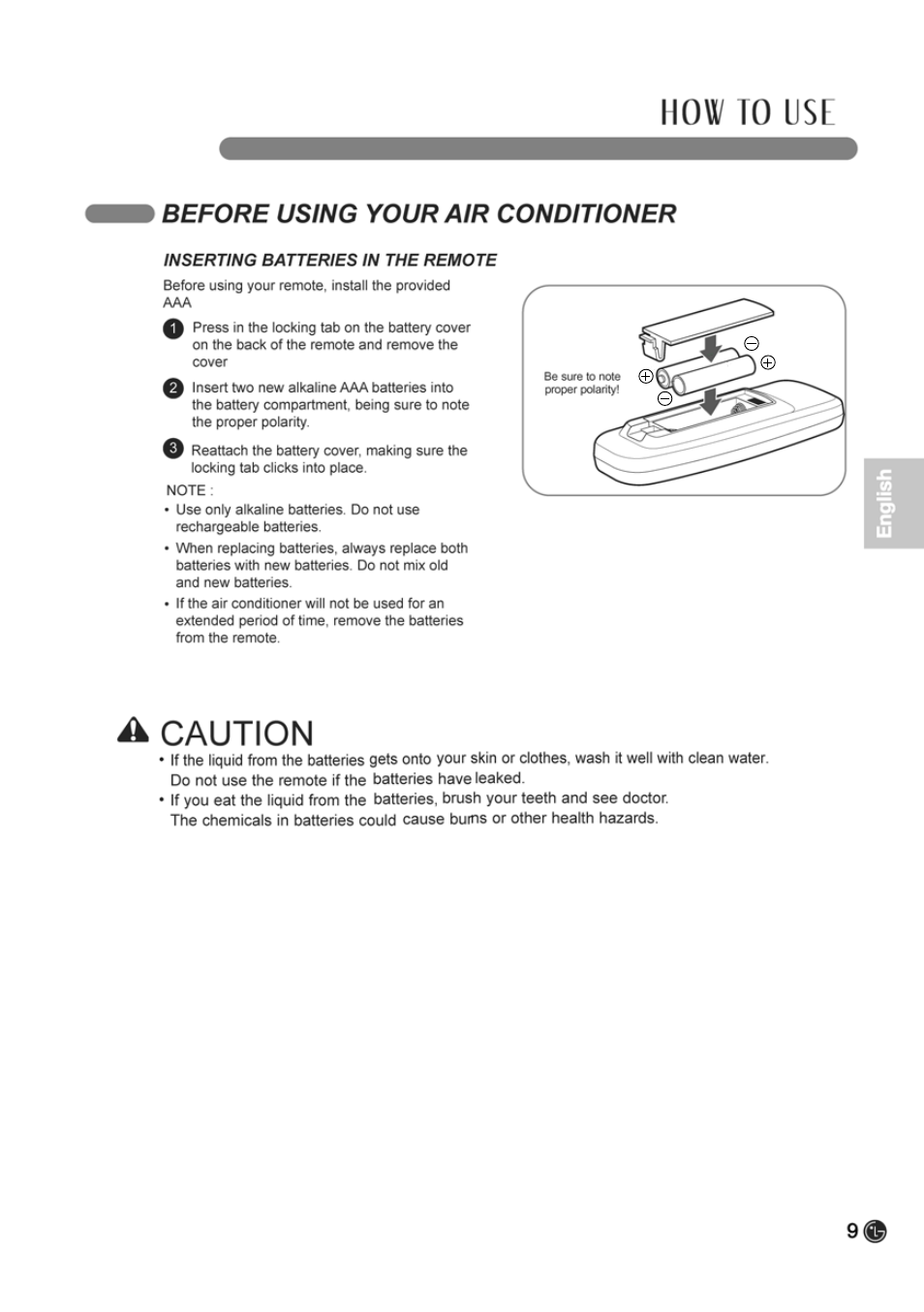 LG LP0910WNR User Manual | Page 9 / 48