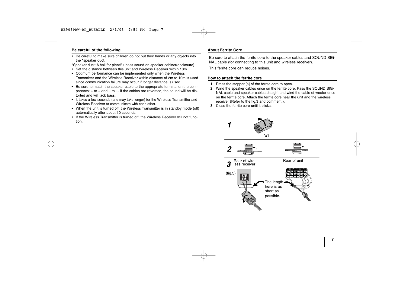 LG LHT874 User Manual | Page 7 / 28