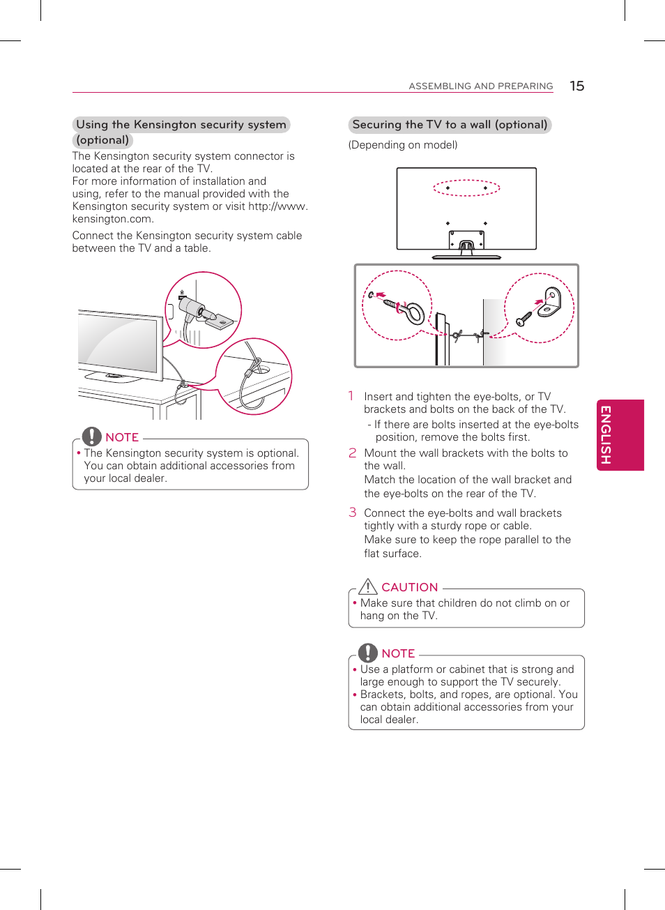 LG 55LN5400 User Manual | Page 15 / 48