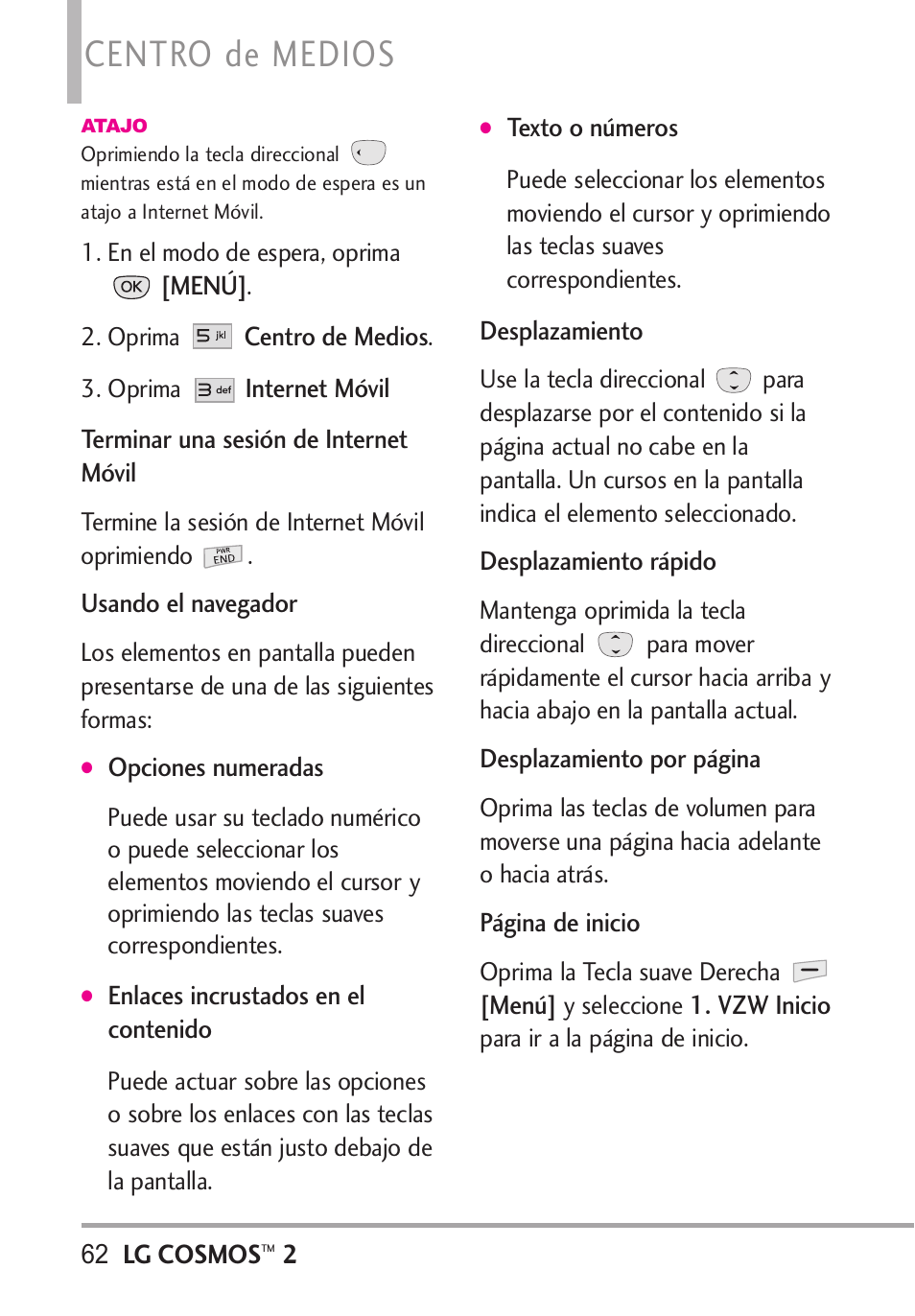 Centro de medios | LG LGVN251 User Manual | Page 203 / 292