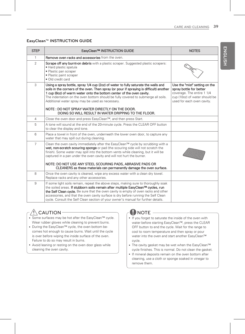 English | LG LRG3083ST User Manual | Page 40 / 93