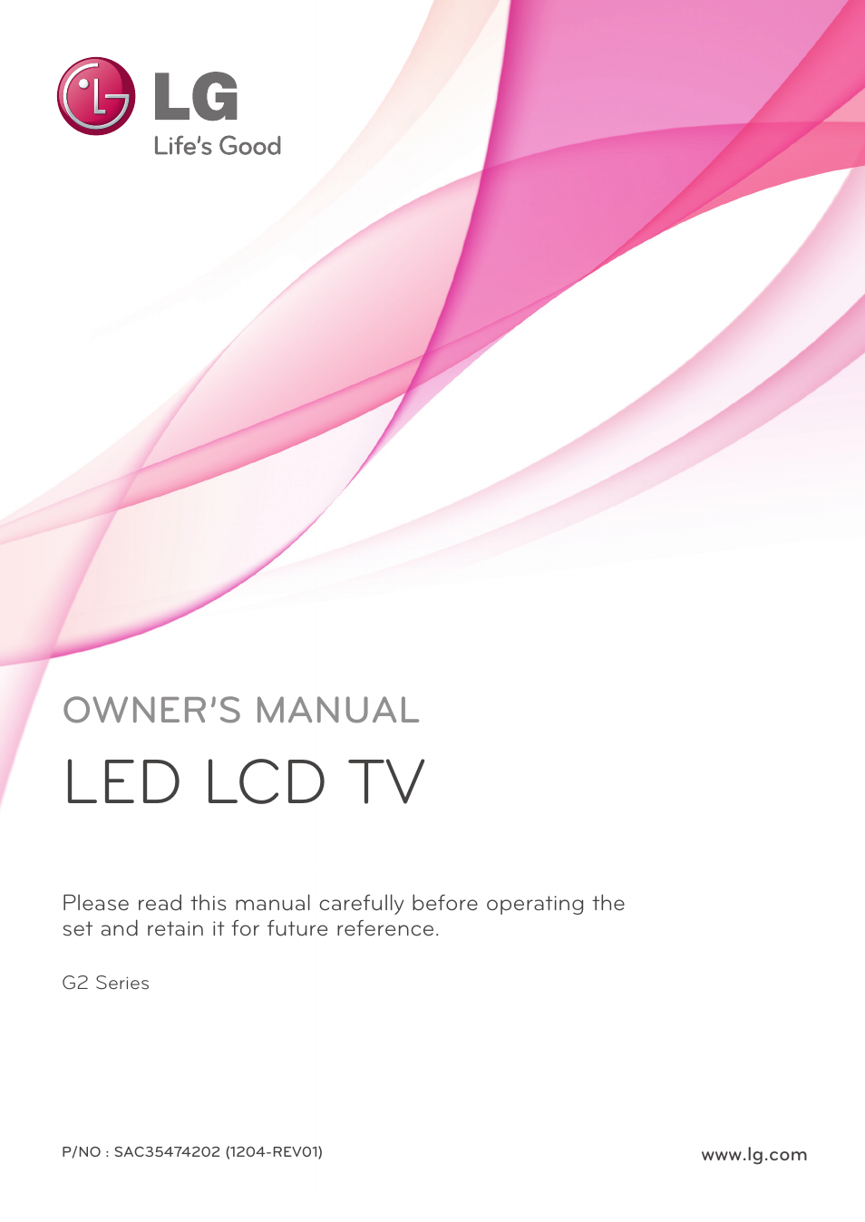 LG 47G2 User Manual | 78 pages