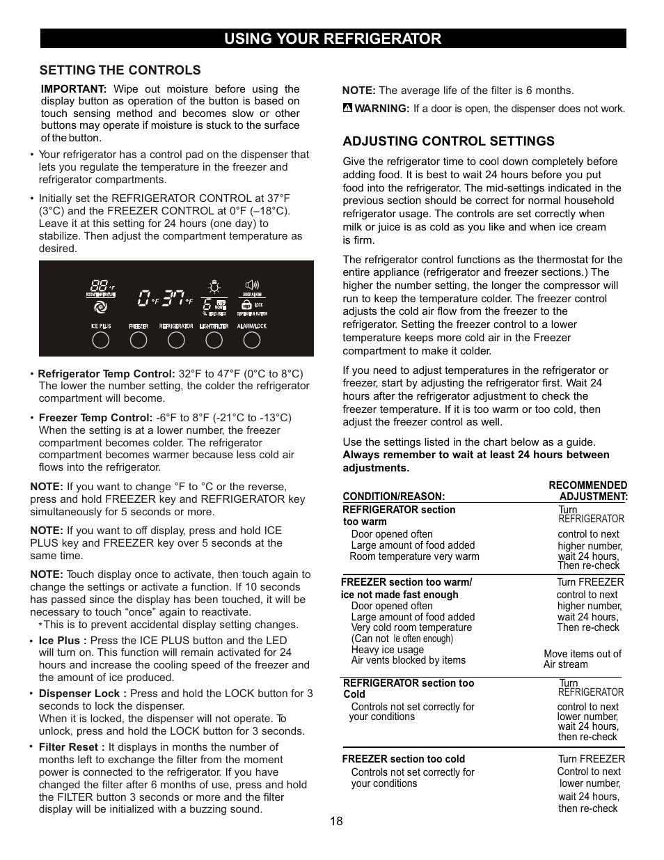 Using your refrigerator | LG LFD22860ST User Manual | Page 17 / 35