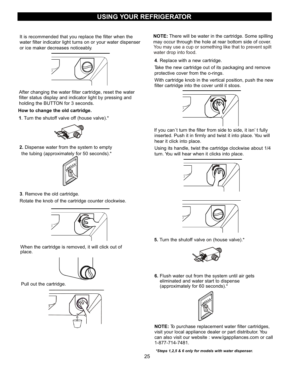 Using your refrigerator | LG LFD22860ST User Manual | Page 24 / 35