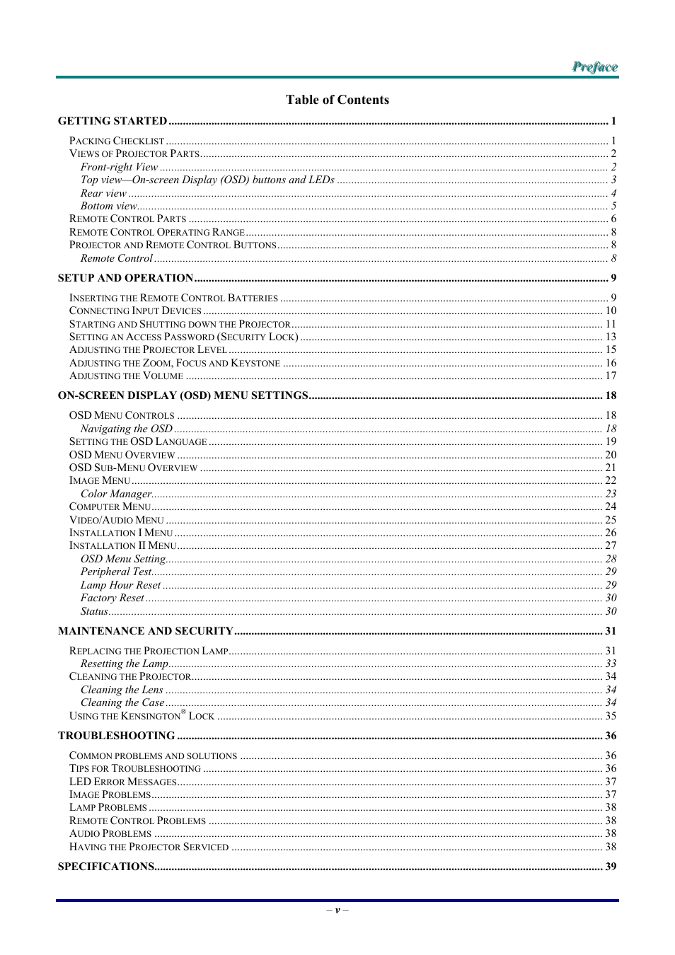 LG DX325 User Manual | Page 5 / 50