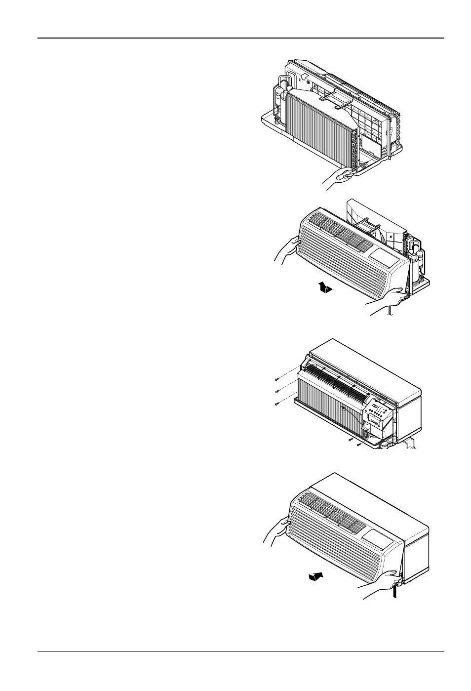 Unit installation | LG LP155CED1 User Manual | Page 12 / 27