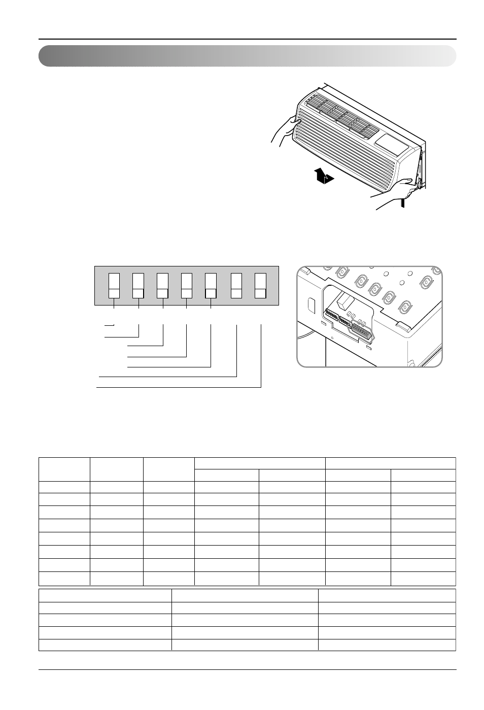 Additional controls, Removing the front grille, Temperature limiting | LG LP155CED1 User Manual | Page 16 / 27