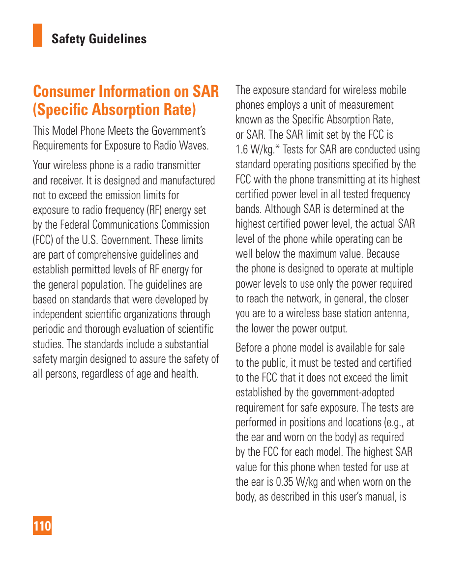 LG C900 User Manual | Page 114 / 116