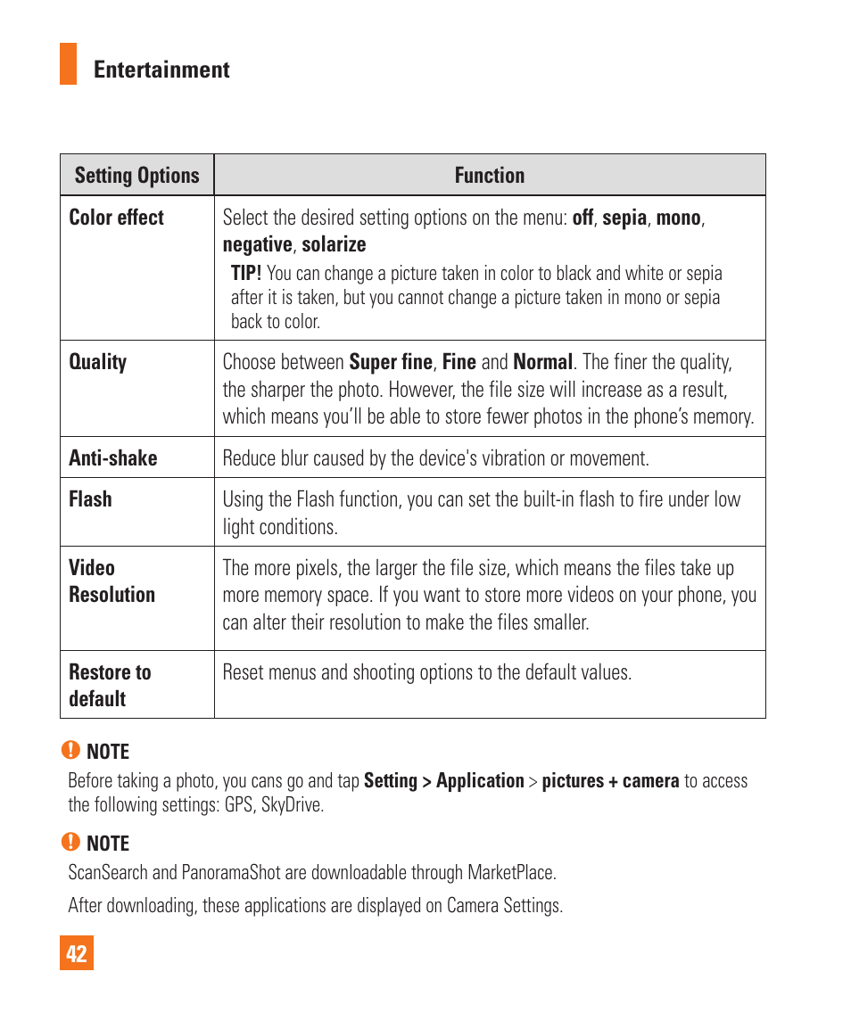 LG C900 User Manual | Page 46 / 116