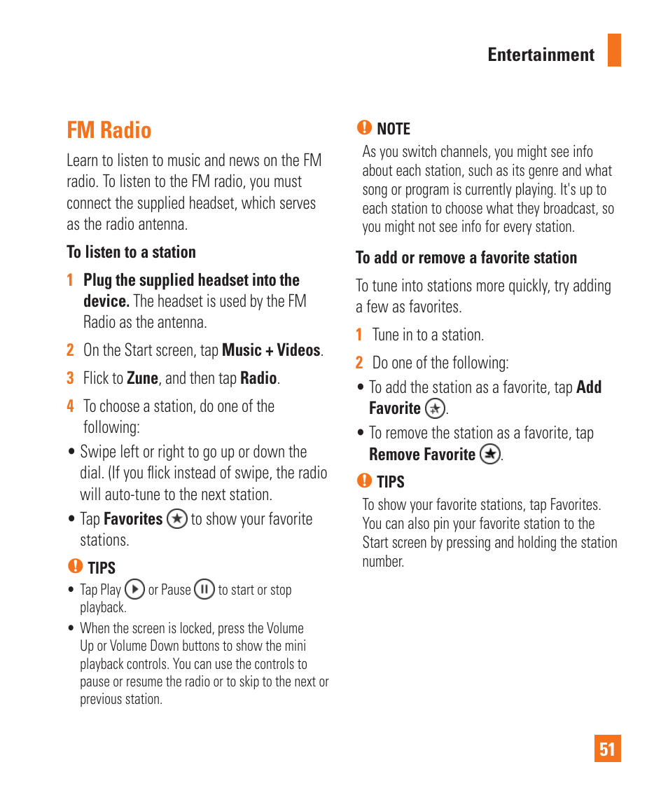 Fm radio | LG C900 User Manual | Page 55 / 116