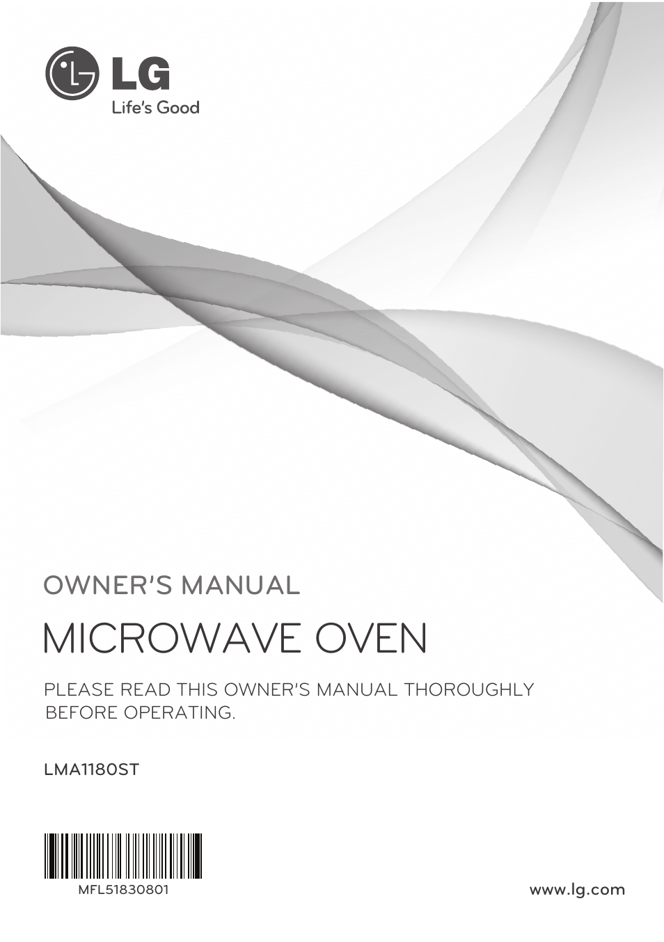 LG LMA1180ST User Manual | 25 pages