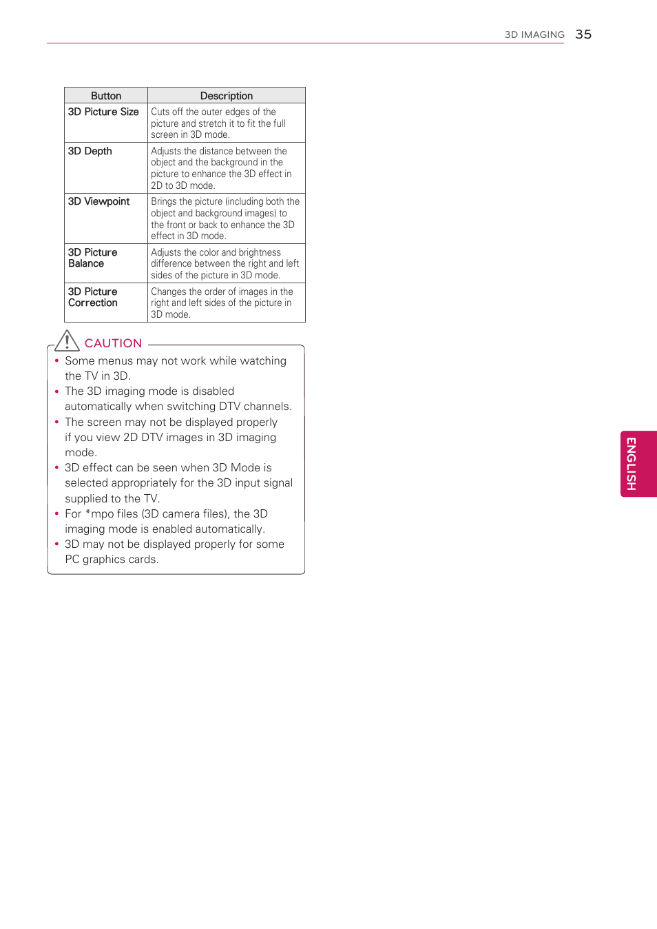 LG 60PV490 User Manual | Page 35 / 123