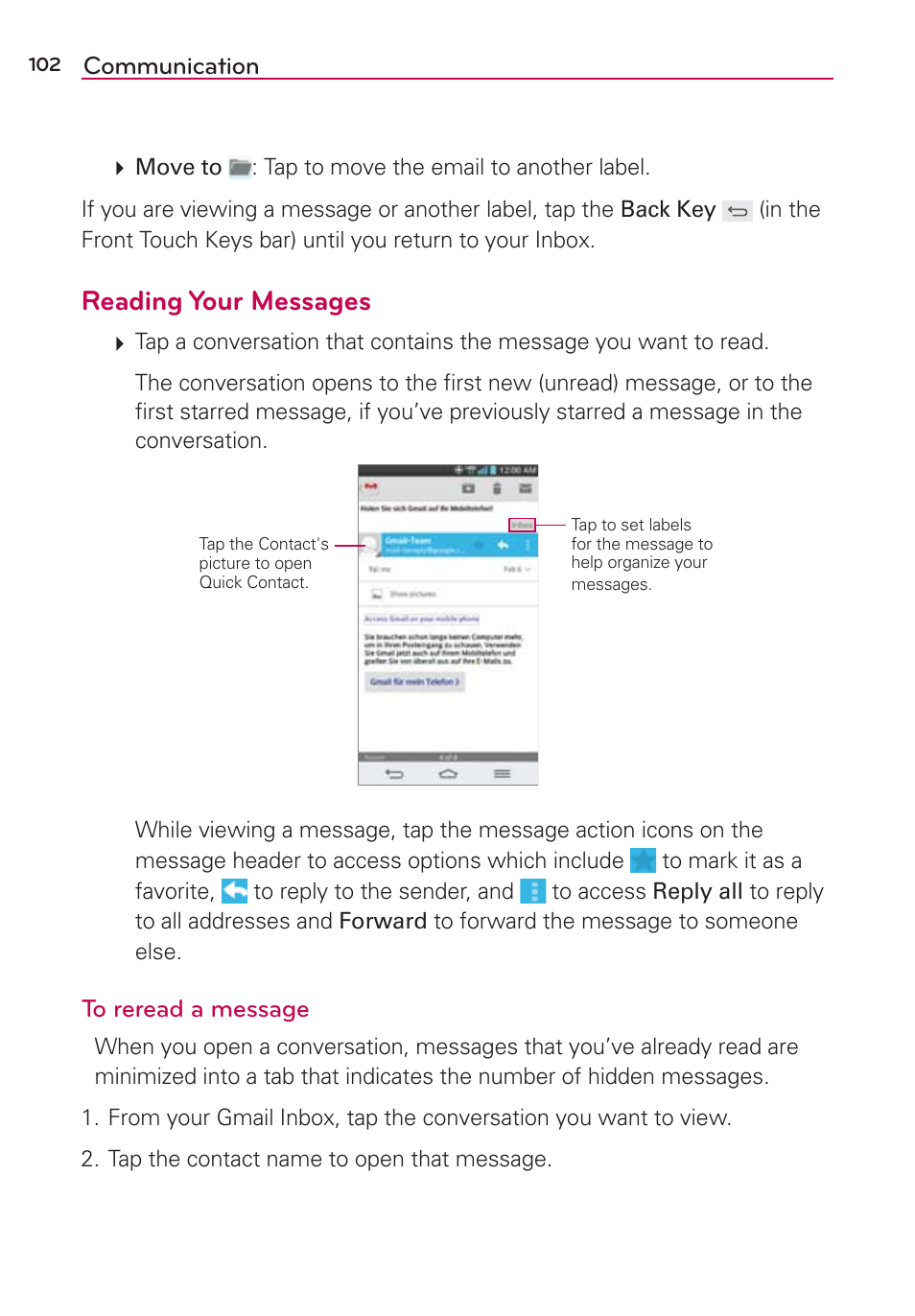 Reading your messages | LG VS980 User Manual | Page 104 / 235