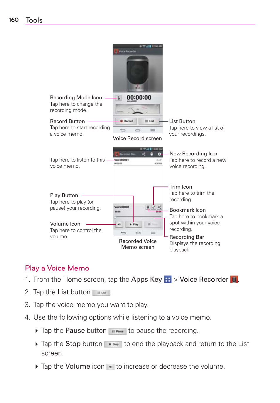 Tools | LG VS980 User Manual | Page 162 / 235