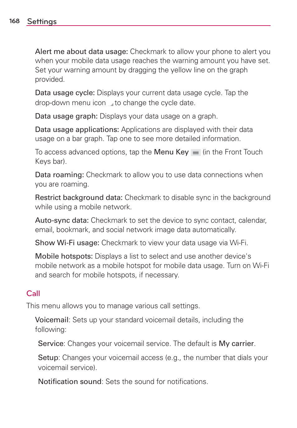 LG VS980 User Manual | Page 170 / 235