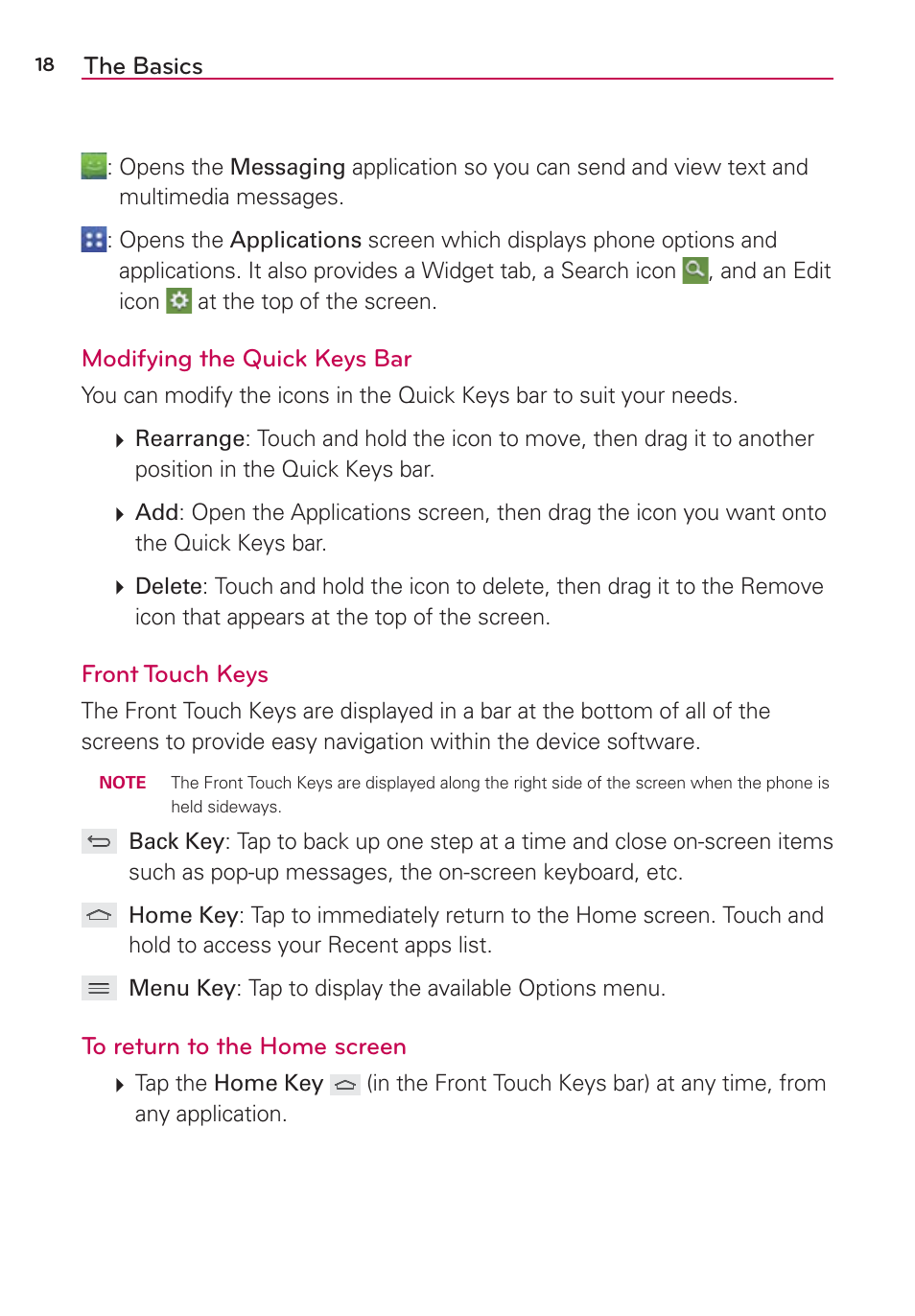 LG VS980 User Manual | Page 20 / 235