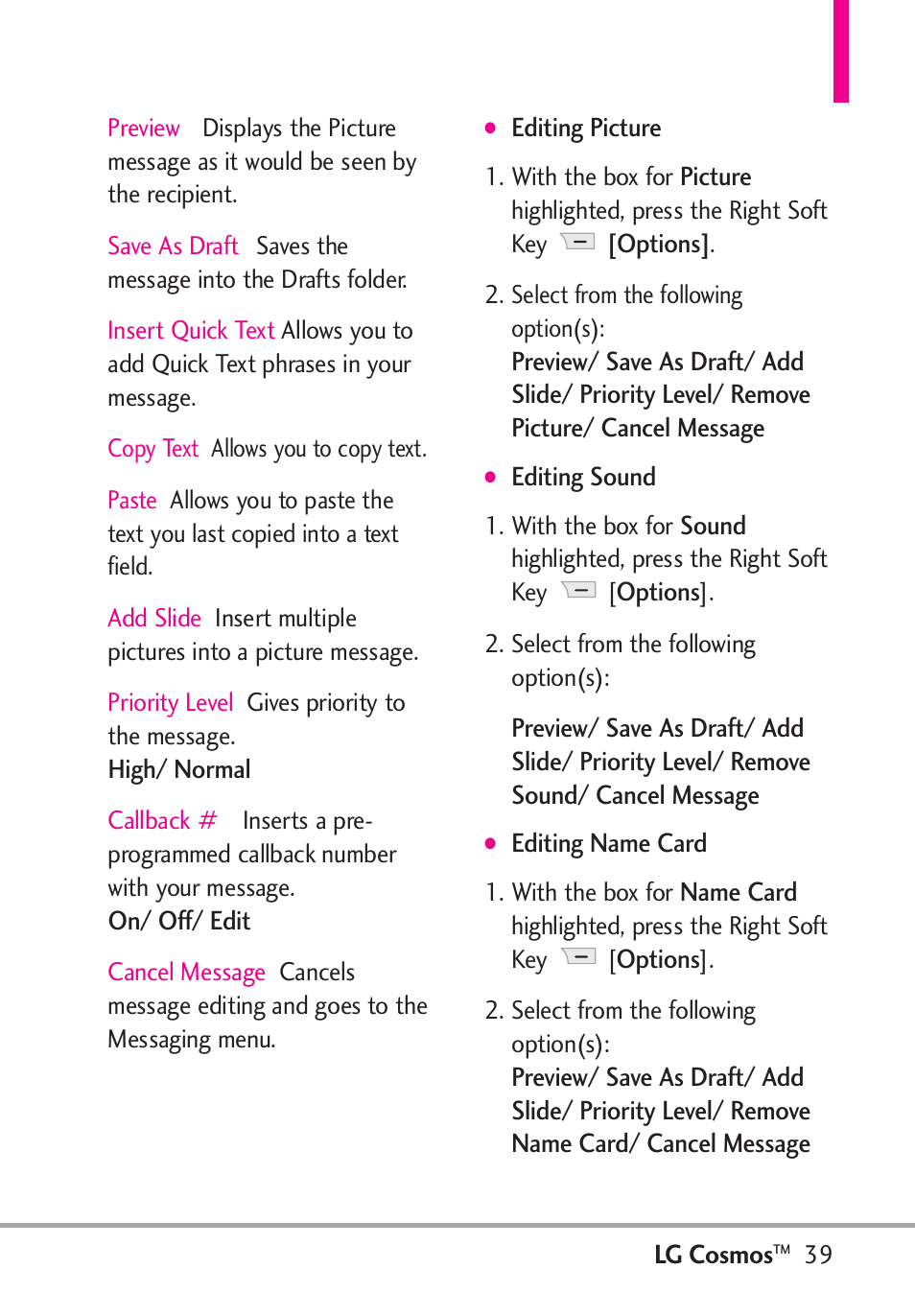 LG LGVN250PP User Manual | Page 41 / 141