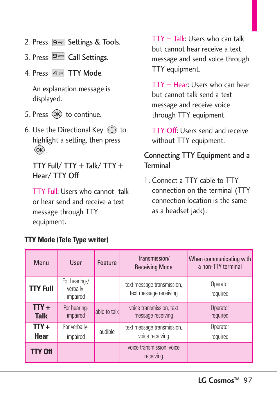 LG LGVN250PP User Manual | Page 99 / 141