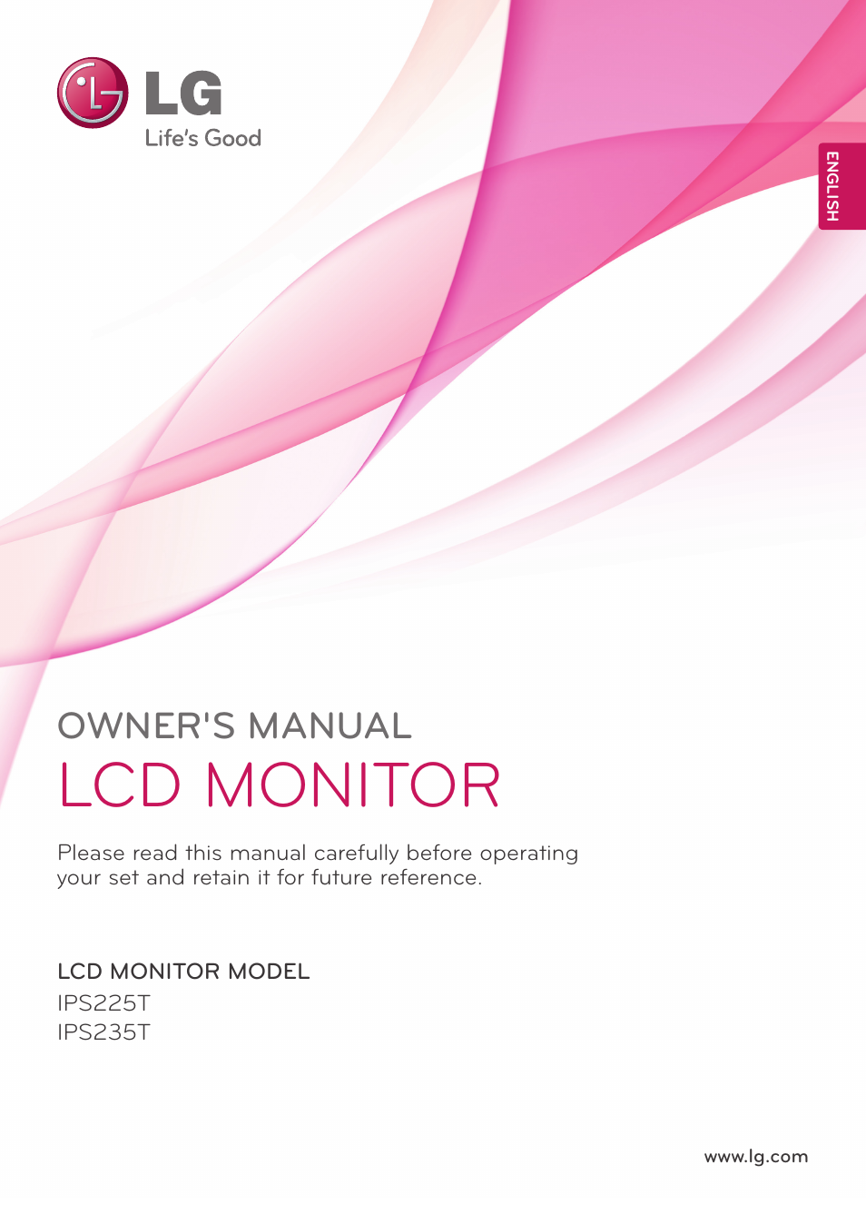 LG IPS235T-BN User Manual | 26 pages