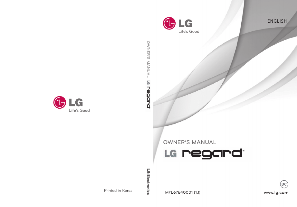 LG LW770 User Manual | 202 pages