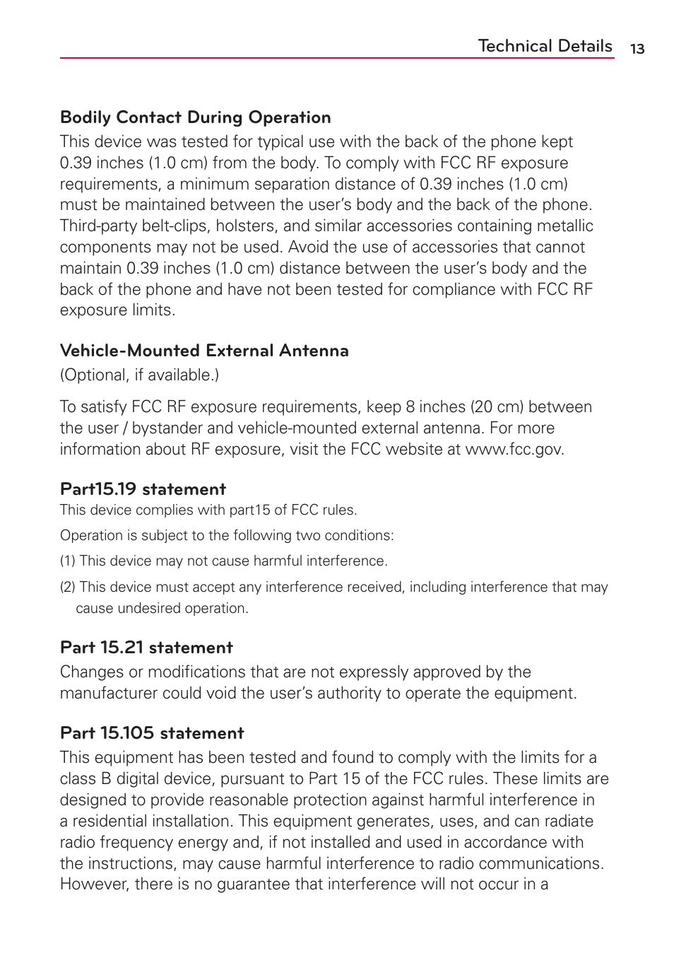 LG LW770 User Manual | Page 15 / 202