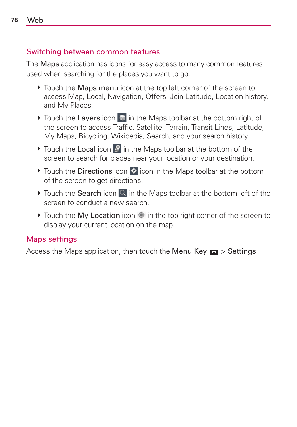 LG LW770 User Manual | Page 80 / 202