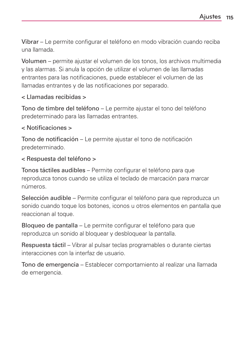 LG AS695 User Manual | Page 259 / 300