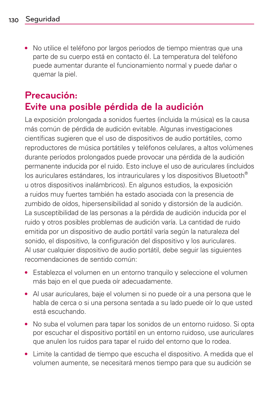 Seguridad | LG AS695 User Manual | Page 274 / 300