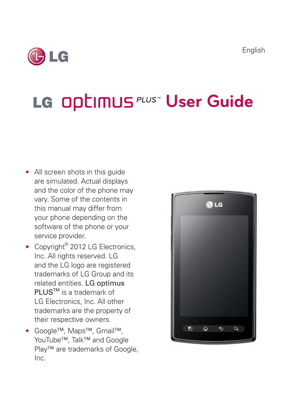 User guide | LG AS695 User Manual | Page 3 / 300