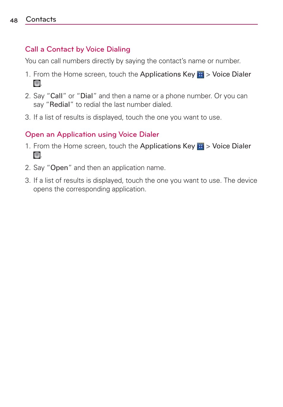 LG AS695 User Manual | Page 50 / 300