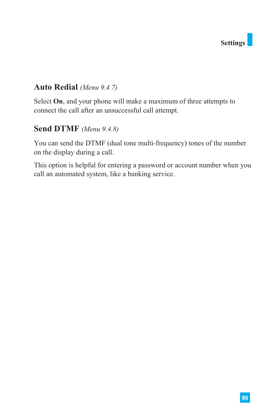 LG L1150 User Manual | Page 102 / 134