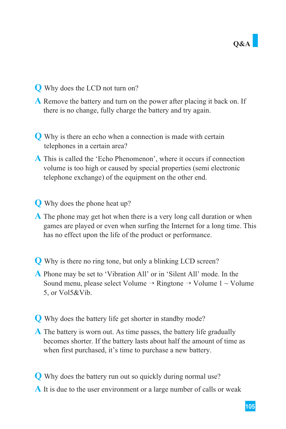 LG L1150 User Manual | Page 108 / 134