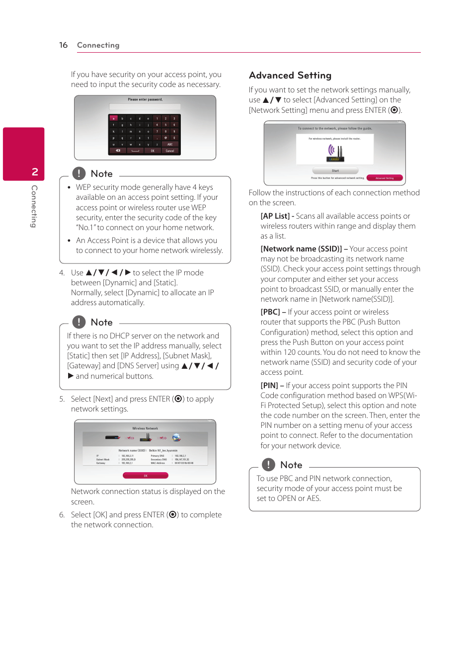 LG BP340 User Manual | Page 16 / 62