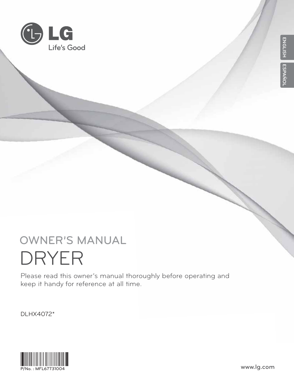 LG DLHX4072V User Manual | 100 pages