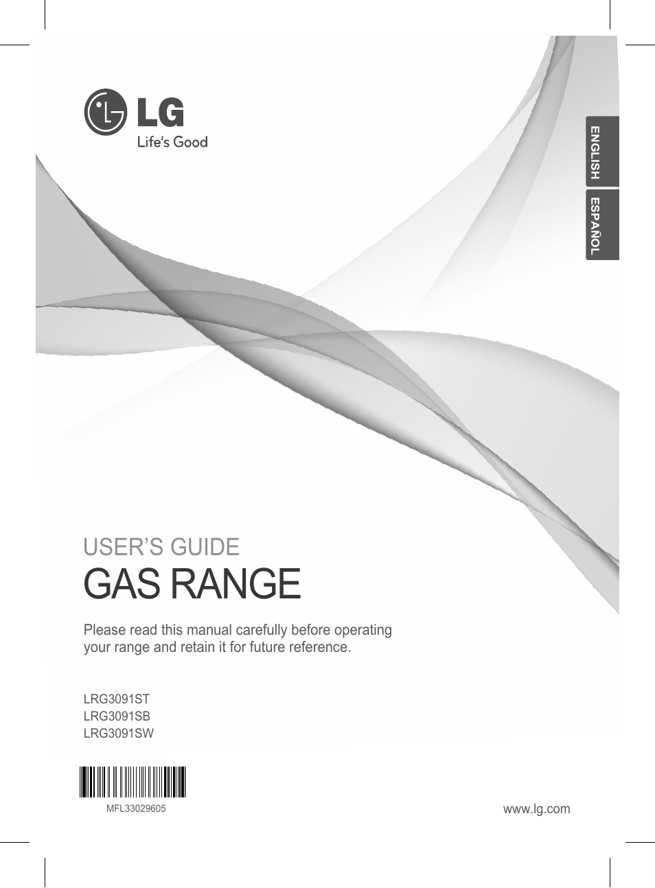 LG LRG3091ST User Manual | 76 pages