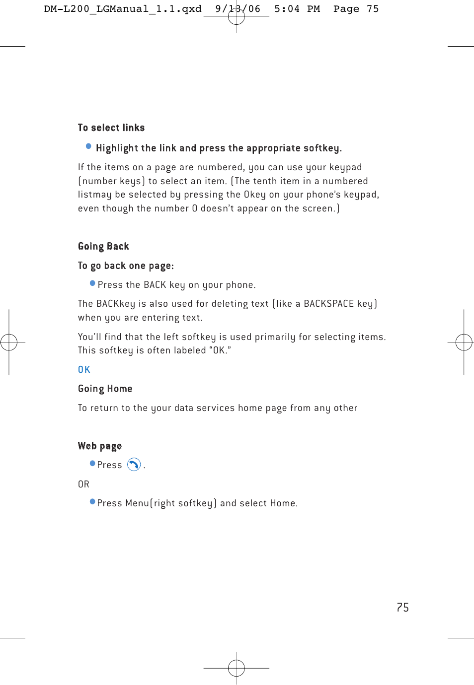 LG DML200 User Manual | Page 77 / 123