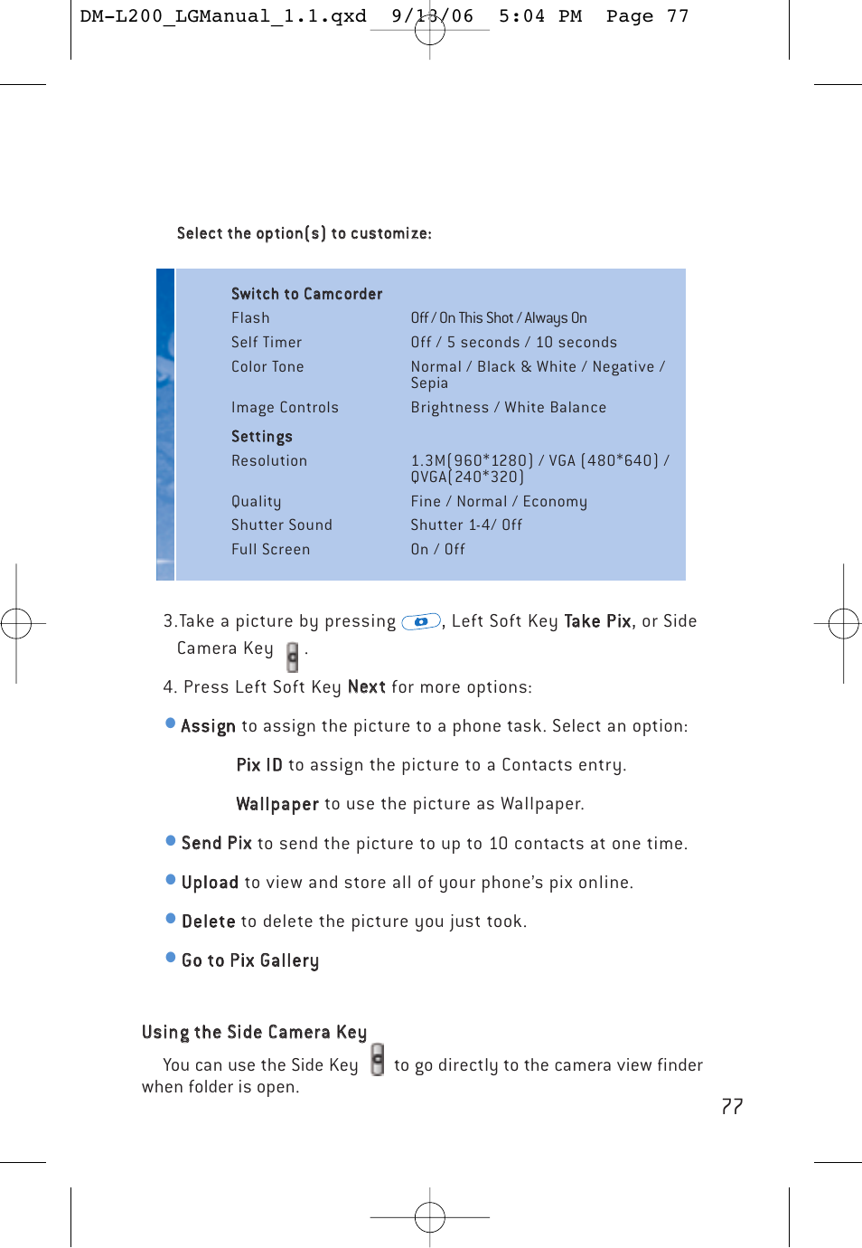 LG DML200 User Manual | Page 79 / 123