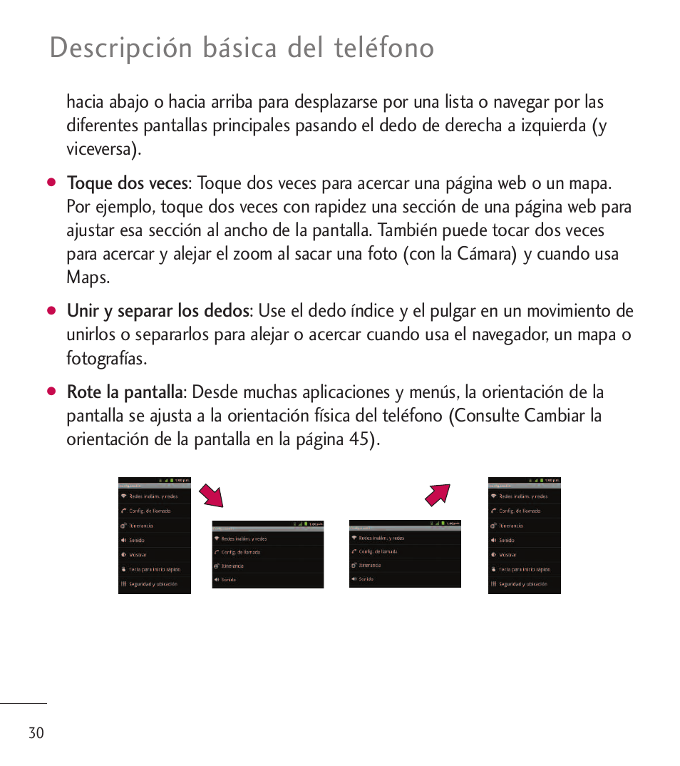 Descripción básica del teléfono | LG LGL85C User Manual | Page 269 / 490